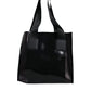 Dolce & Gabbana Black Street Logo Print PVC Shopping Tote Bag