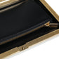 Dolce & Gabbana White Leather Gold Frame Clutch Evening Party Purse Bag