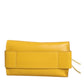 Patrizia Pepe Yellow Leather Shoulder Strap Top Handle Bag