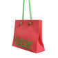 Alberta Ferretti Pink Leather Weekend Wednesday Shopping Tote Bag