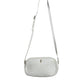 Aniye By White Croc Print Leather Crossbody Sling Bag