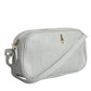 Aniye By White Croc Print Leather Crossbody Sling Bag