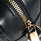 Versace Black Quilted Lamb Leather Camera Case Shoulder Bag