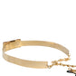 Dolce & Gabbana Gold Brass Adjustable Women Waist Chain Belt