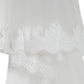 Dolce & Gabbana White Floral Lace Nylon Floor Length Wedding Veil