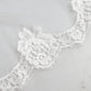 Dolce & Gabbana White Floral Lace Nylon Floor Length Wedding Veil