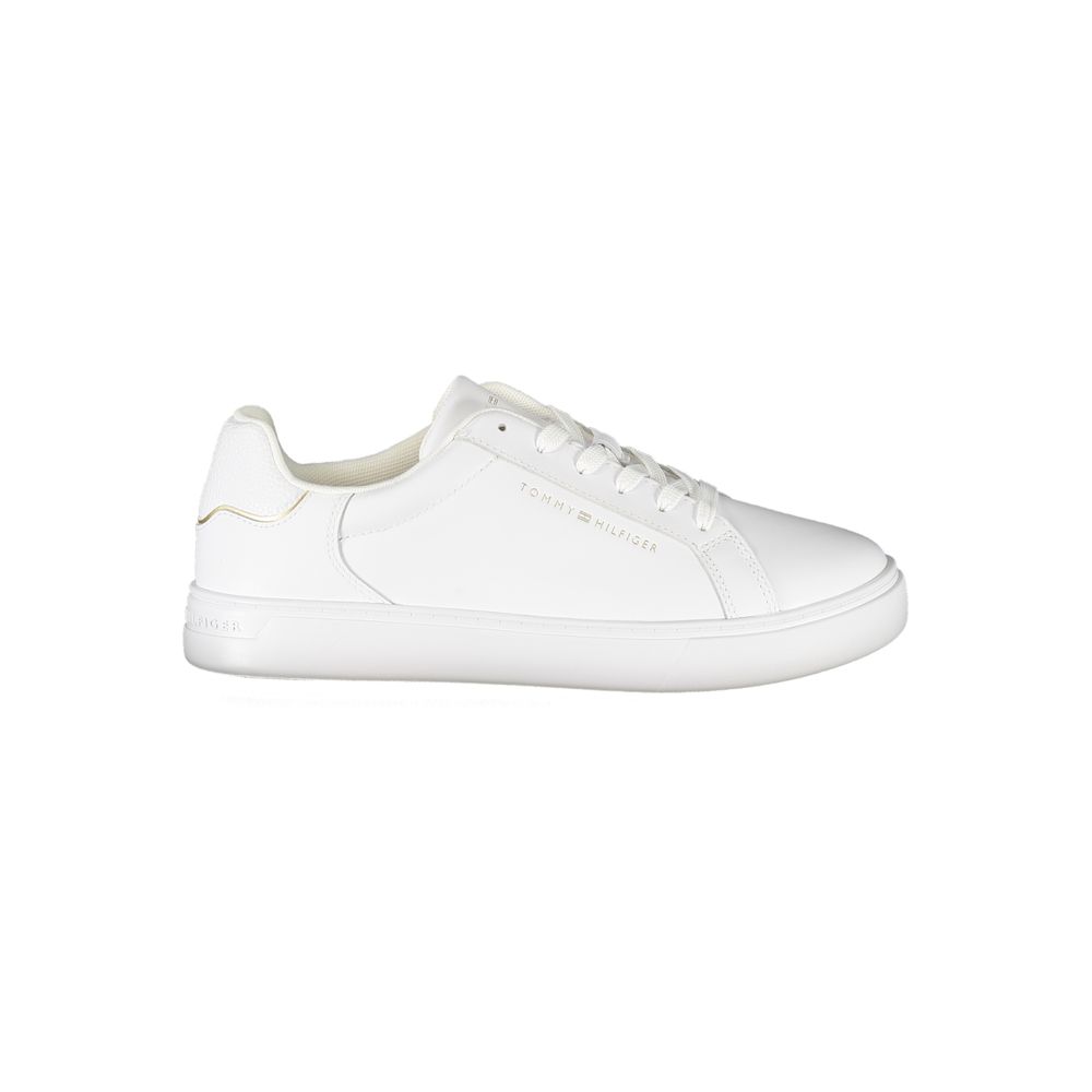 Tommy Hilfiger White Leather Women Sneaker