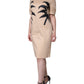 Moschino Beige Cotton Short Sleeve Knee Length Dress