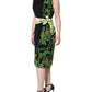 Roberto Cavalli Multicolor Floral Sheath Knee Length Dress