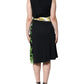 Roberto Cavalli Multicolor Floral Sheath Knee Length Dress