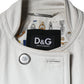 Dolce & Gabbana White Double Breasted Blazer Coat Jacket