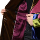 Dolce & Gabbana Multicolor Double Breasted Patchwork Blazer Jacket