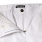 Dolce & Gabbana White Cotton Mid Waist Tapered Denim Jeans