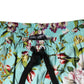 Dolce & Gabbana Green Floral Mid Waist Jogger Women Pants