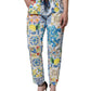 Dolce & Gabbana White Majolica Mid Waist Jogger Pants