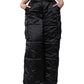 Dolce & Gabbana Black Quilted High Waist Women Boot Cut Pants