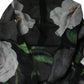 Dolce & Gabbana Black Floral Print Silk Cardigan Blouse Top