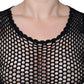 Dolce & Gabbana Black Mesh See Through Sleeveless Tank Top