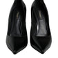 Dolce & Gabbana Black Patent Leather KATE Heels Pumps Shoes