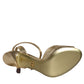 Dolce & Gabbana Gold Devotion Embellished Keira Sandals Shoes