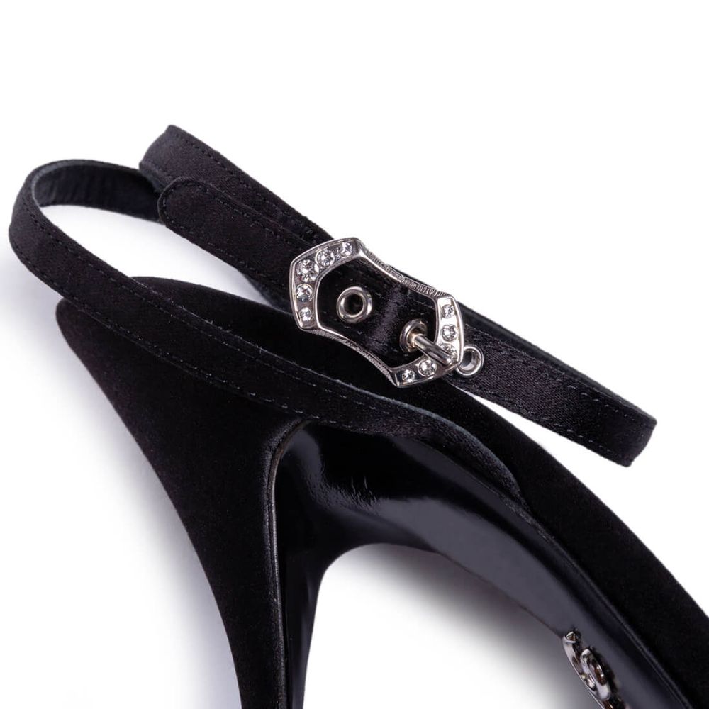 Dolce & Gabbana Black Leather Di Capra Sandal