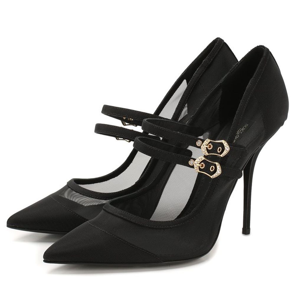 Dolce & Gabbana Black Polyamide Pump