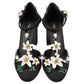 Dolce & Gabbana Black Viscose Pump