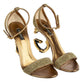 Dolce & Gabbana Yellow Leather Di Lambskin Sandal