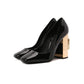 Dolce & Gabbana Black Leather Di Calfskin Pump