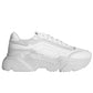 Dolce & Gabbana White Leather Di Calfskin Sneaker