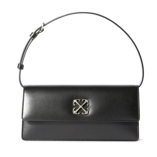 Off-White Black Leather Handbag