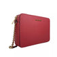 Michael Kors Jet Set Large East West Leather Crossbody Bag Light Berry Sorbet