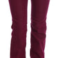 Costume National Sleek Red Straight Fit Luxury Jeans