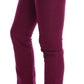 Costume National Elegant Purple Super Slim Jeans