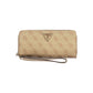 Guess Jeans Beige Polyethylene Wallet