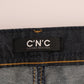 Costume National Chic Dark Blue Straight Fit Jeans