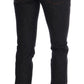 Costume National Sleek Dark Blue Super Slim Jeans