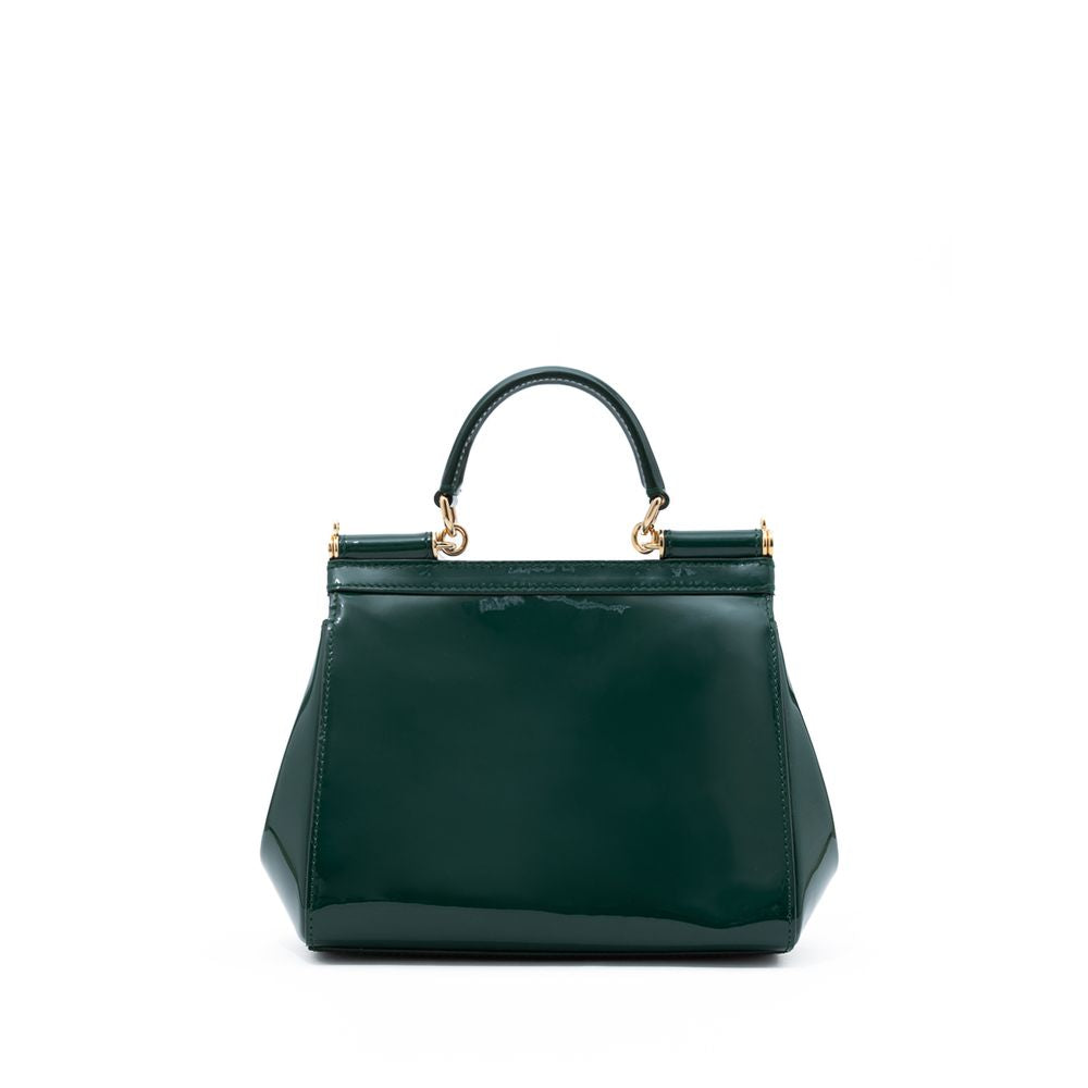 Dolce & Gabbana Green Leather Handbag