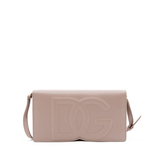 Dolce & Gabbana Pink Leather Handbag