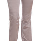 Costume National Chic Beige Slim Fit Designer Jeans