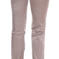 Costume National Chic Beige Slim Fit Designer Jeans