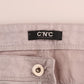 Costume National Chic Beige Slim Fit Designer Jeans