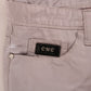 Costume National Chic Beige Slim Fit Designer Jeans