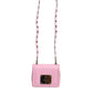 Dolce & Gabbana Baby Pink LOLA Leather Studded Crossbody Strap Bag