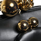 Dolce & Gabbana Black Calfskin Leather Shoulder Clutch Bag