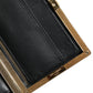 Dolce & Gabbana Bordeaux Velvet Gold Frame Clutch Evening Bag