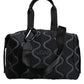 Dolce & Gabbana Black Neoprene Logo Sport Gym Duffel Shoulder Bag