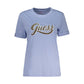 Guess Jeans Light Blue Cotton Tops & T-Shirt