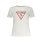 Guess Jeans White Cotton Tops & T-Shirt