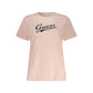 Guess Jeans Pink Cotton Tops & T-Shirt